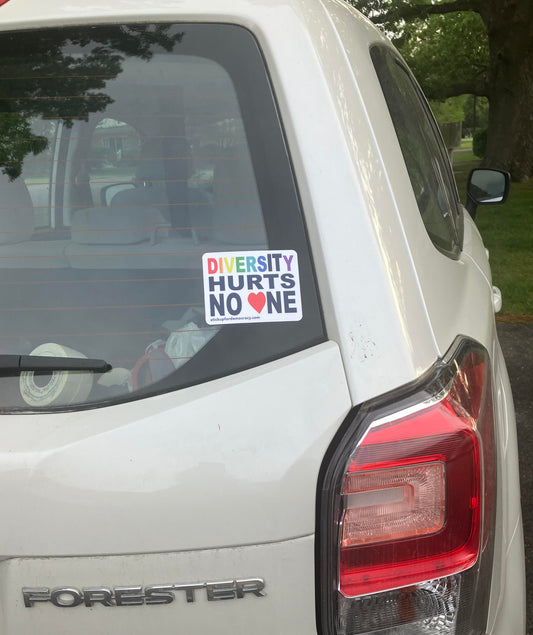 Diversity Hurts No One Sticker