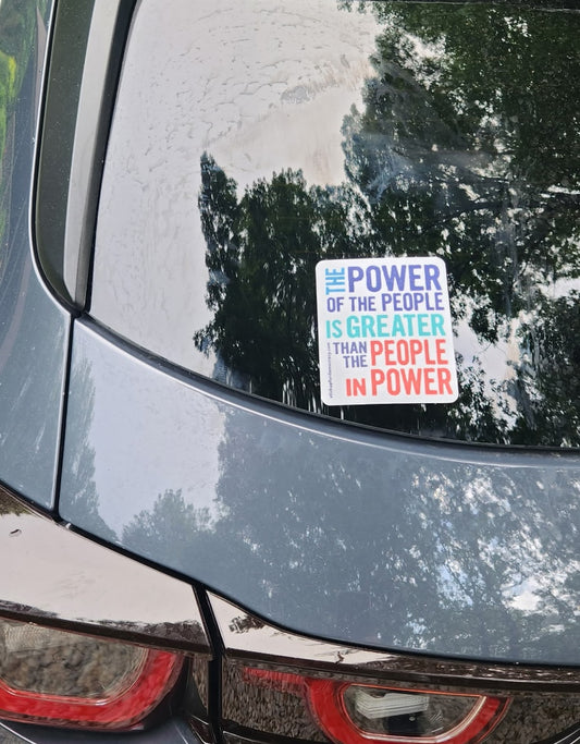Power of the People Sticker